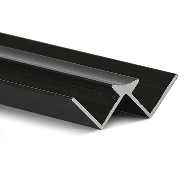 Neptune Aluminium Black Finish 10mm Internal Corner 2.4m image
